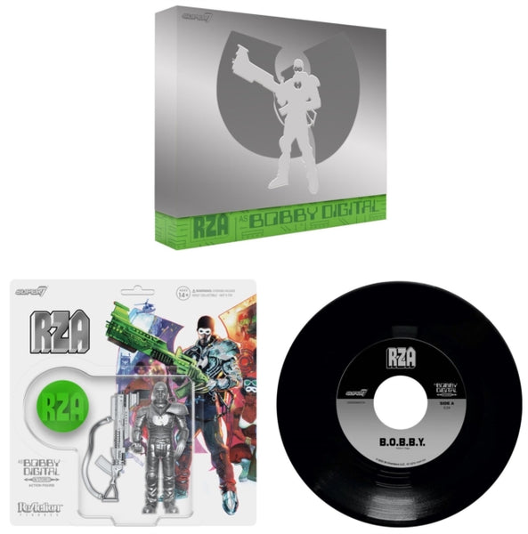 Bobby Digital Reaction Figure Collection (7 Inch Vinyl +Figure +45 Adaptor) super 7 box set
