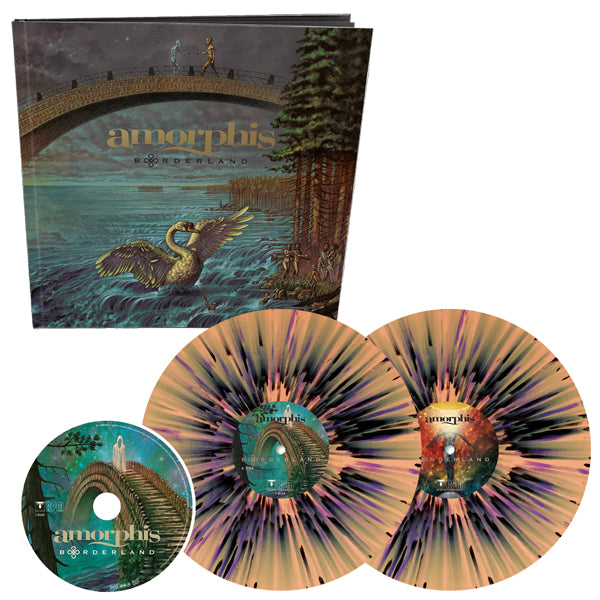 AMORPHIS BORDERLAND (EARBOOK-"DANCING SHADOW" SPLATTER 2LP + DIGI-CD INCL. 2 BONUS TRACKS) Vinyl LP Box Set