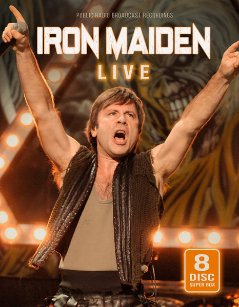 IRON MAIDEN LIVE / PUBLIC BROADCASTS (8CD) COMPACT DISC BOX SET