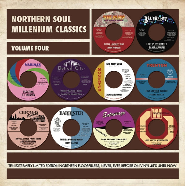 Northern Soul Millenium Classics Vol. 4 Artist VARIOUS ARTISTS Format:7" Box Set Vinyl Label:SONIC WAX RECORDS