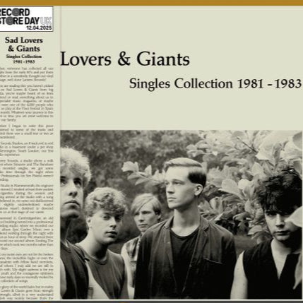 Singles Collection 1981-1983 (Clear Vinyl) (Rsd 2025) Artist SAD LOVERS & GIANTS Format:LP Label:LANTERN REC.