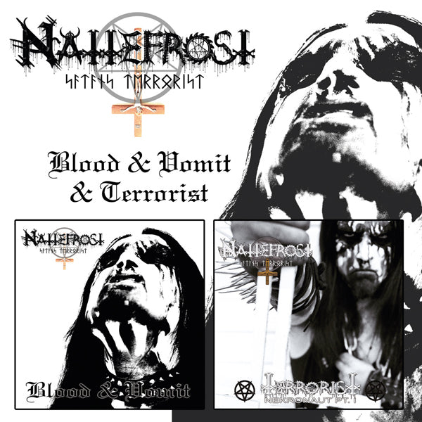NATTEFROST BLOOD & VOMIT + TERRORIST (2CD) COMPACT DISC DOUBLE