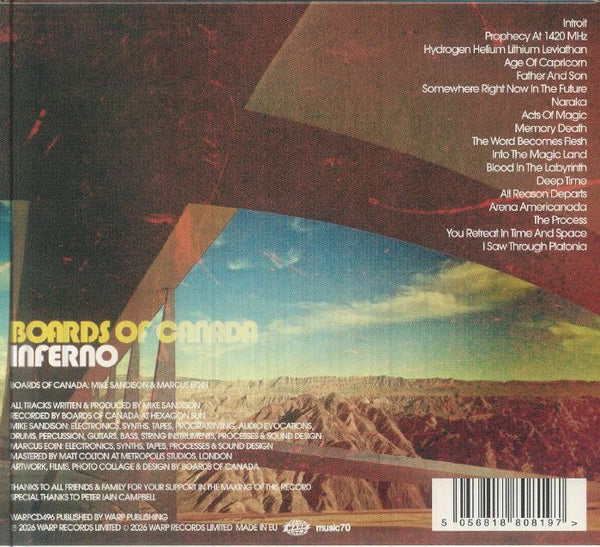 BOARDS OF CANADA Inferno (CD) Warp – punk to funk heaven
