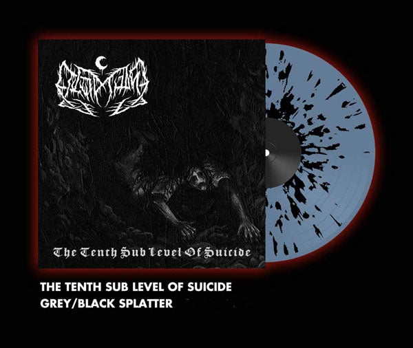 Leviathan - The Tenth Sub Level Of Suicide 2 × Vinyl LP Reissue Grey Black Splatter