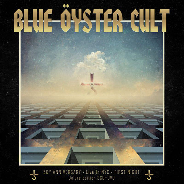 BLUE OYSTER CULT 50TH ANNIVERSARY LIVE - FIRST NIGHT (2CDD+DVD) COMPACT DISC DOUBLE