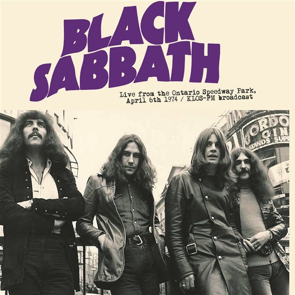 Black Sabbath LP - Live from The Ontario Speedway Park. April 6th 1974 / Klos (Pink Vinyl)