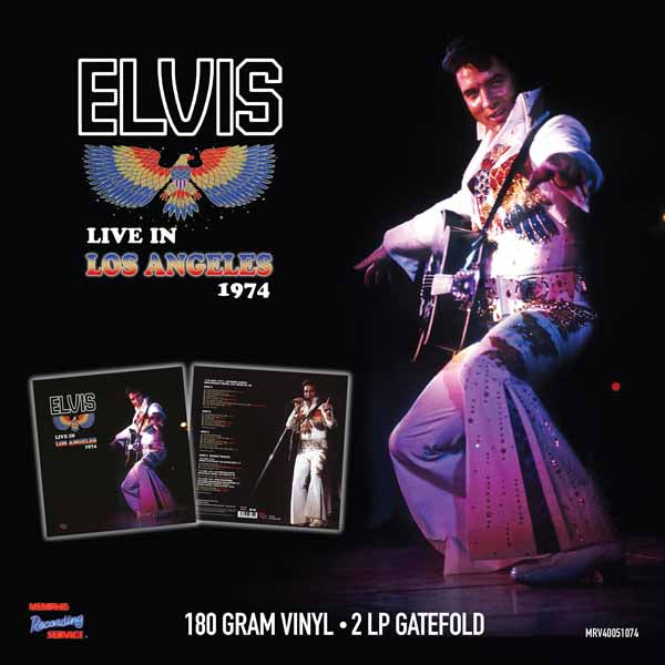 ELVIS PRESLEY LIVE IN LOS ANGELES 1974 (2LP) Vinyl Double Album