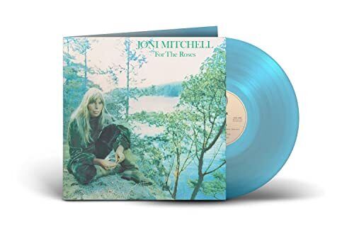 JONI MITCHELL For The Roses (Transparent Aqua Vinyl) lp
