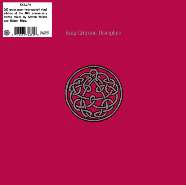 Discipline (Steven Wilson Mix) Artist KING CRIMSON Format:LP Label:DGM PANEGYRIC Catalogue No:KCLLP8