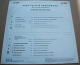 Alexander faris dignity & inpudence jw music library samples vinyl lp uk 1985