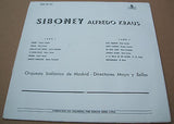 Alfredo kraus. Siboney. south american / colombian montilla label pressing