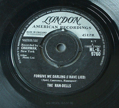 the ran-dells  martian hop  1963 uk 45 hlu 9760 london american label