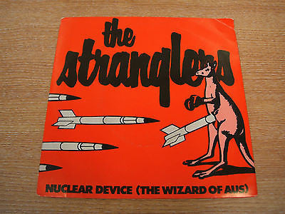 the stranglers nuclear device original 1979 uk issue  7" vinyl punk single