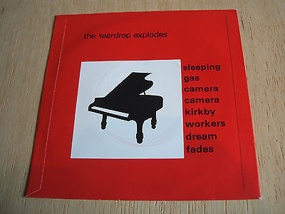 the teardrop explodes sleeping gas 1979 uk 7" single  zoo label 1st press mint -