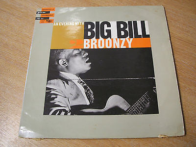 An evening with bill broonzy original 1965 uk storyville label vinyl lp slp 143