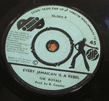 the royals promise land 1974 uk dip  label  7" vinyl 45  original rare reggae