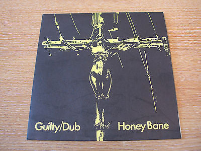 honey bane  guilty / dub 1980 honey bane label  vinyl 45  pop punk dub