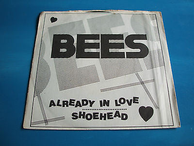 bees  already in love  original 1979 usa  7" vinyl  45 rare  punk newave kbd