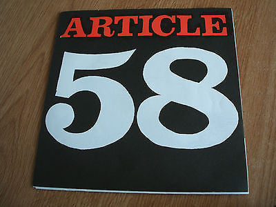 article 58 event to come 1981 uk rational label  newave punk vinyl 7 inch 45