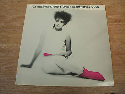 cindy & the saffrons past present & future 1982 uk issue  7" vinyl 45  new wave