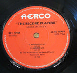 the record players  double c side ep 1978 uk aerco  7" vinyl 45 rare punk newave