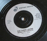 the three johns death of the european 1985  uk 7" single  abstract label abs 034