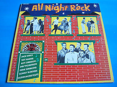 all night rock 1982  sun / charly label  10" vinyl 10 track lp cfm 504 ex+