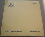 Alexander faris dignity & inpudence jw music library samples vinyl lp uk 1985