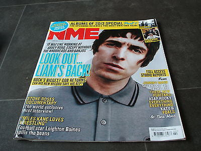 new musical express nme 12th january 2013 liam oasis stone roses
