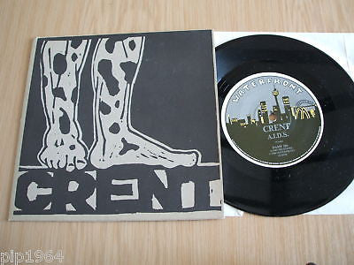 crent a.i.d.s. 1989 australian punk 7" waterfront label