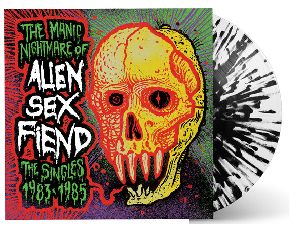 Alien Sex Fiend – The Manic Nightmare Of Alien Sex Fiend (The Singles 1983-1985) Radiation Reissues  RRS162 colour splatter Vinyl LP