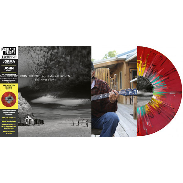 THE RIVER FLOWS VOL. 1 (SPLATTER VINYL) by JORMA KAUKONEN & JOHN HURLBUT Vinyl LP