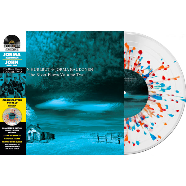 THE RIVER FLOWS VOL 2   SPLATTER VINYL RSD 2021 JORMA KAUKONEN & JOHN HURLBUT Vinyl LP