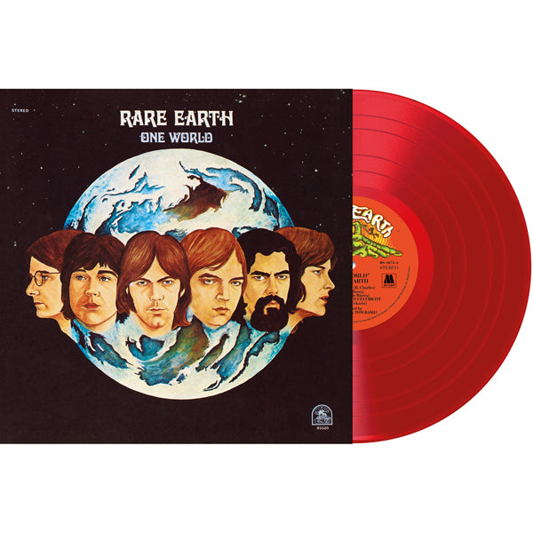 ONE WORLD (RED VINYL) by RARE EARTH Vinyl LP