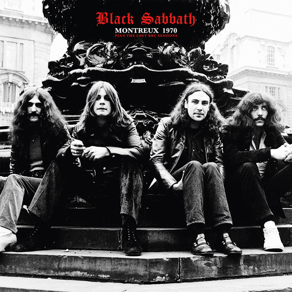 MONTREUX 1970 (CLEAR/RED SPLATTER VINYL) by BLACK SABBATH Vinyl Double Album ANGEL004LPLTD