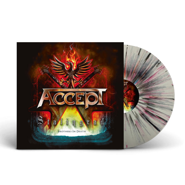 STALINGRAD (WHITE/BLACK/RED SPLATTER VINYL) by ACCEPT Vinyl Double Album BOBV898LPLTD