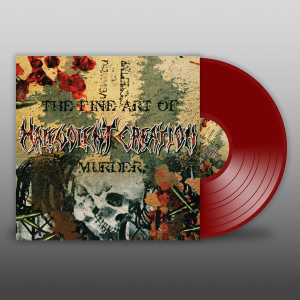 MALEVOLENT CREATION THE FINE ART OF MURDER (TRANSPARENT RED VINYL) VINYL DOUBLE