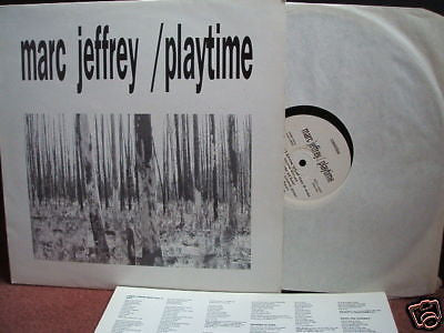 marc jeffrey playtime 1990 original uk conviction lp ex