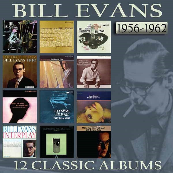 12 CLASSIC ALBUMS: 1956 - 1962 (6CD BOX) by BILL EVANS Compact Disc Box Set EN6CD9025