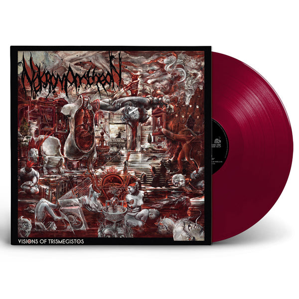 THE VISIONS OF TRISMEGISTOS (OXBLOOD VINYL) by NEKROMANTHEON Vinyl LP INDIE144LPL