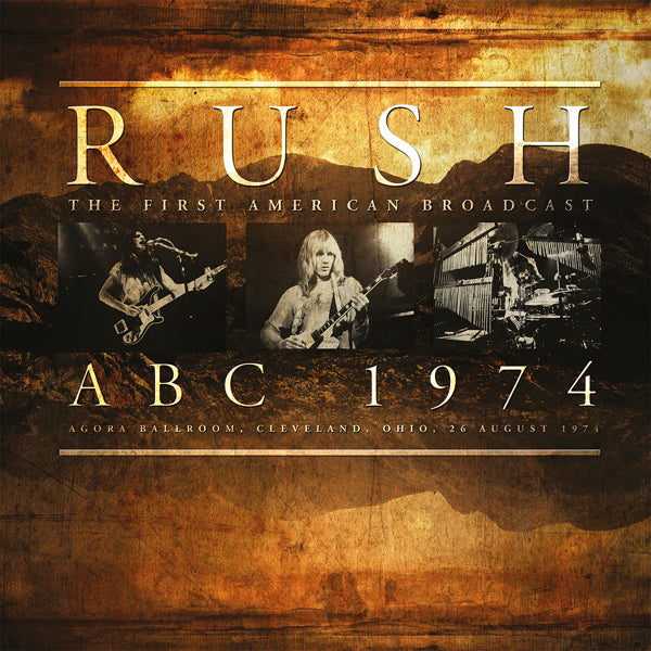 ABC 1974 (WHITE VINYL) by RUSH Vinyl Double Album KUT001