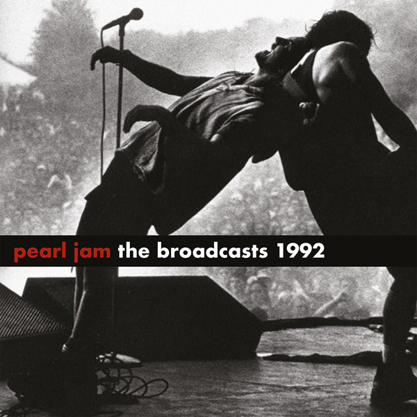 1992 BROADCASTS (CLEAR/RED SPLATTER VINYL) by PEARL JAM Vinyl Double Album PARA442LPLTD
