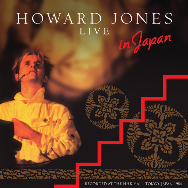 HOWARD JONES LIVE AT THE NHK HALL, TOKYO, JAPAN 1984 - 2LP COLOURED VINYL EDITION VINYL DOUBLE ALBUM Item no. :PBREDD860