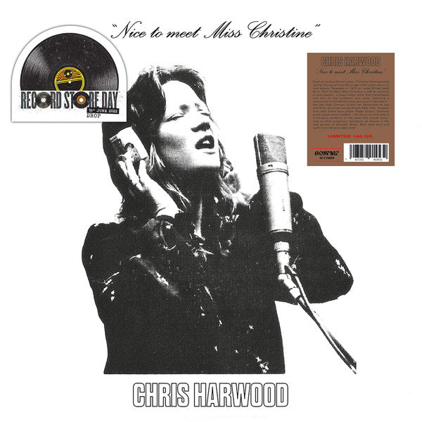 Nice to Meet Miss Christine Artist Chris Harwood Format:Vinyl / 12" Album Label:Bonfire Records Catalogue No:BONF012