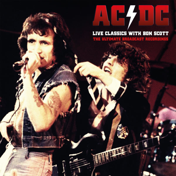 LIVE CLASSICS WITH BON SCOTT (CLEAR VINYL) by AC/DC Vinyl Double Album ROUND12
