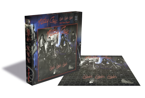 GIRLS, GIRLS, GIRLS (500 PIECE JIGSAW PUZZLE) by MOTLEY CRUE Puzzle RSAW054PZ