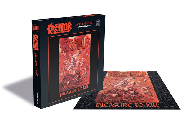 PLEASURE TO KILL (500 PIECE JIGSAW PUZZLE) by KREATOR Puzzle RSAW182PZ