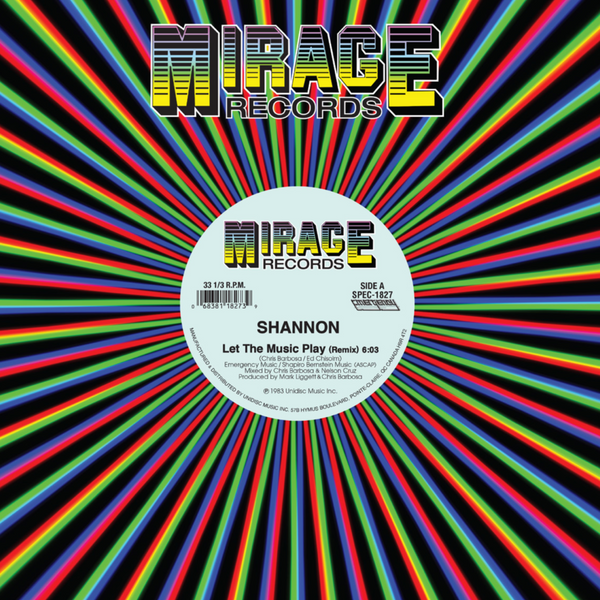 SHANNON Let The Music Play MIRAGE RECORDS 12" VINYL