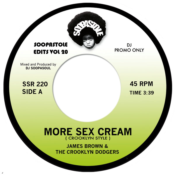 DJ Soopasoul - More Sex Cream 7" vinyl SOOPASTOLE pre order