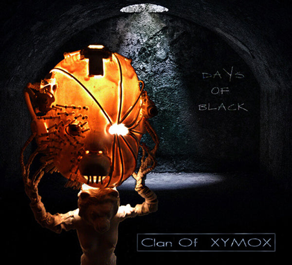 CLAN OF XYMOX DAYS OF BLACK (ORANGE/BLACK STARBURST VINYL) VINYL LP